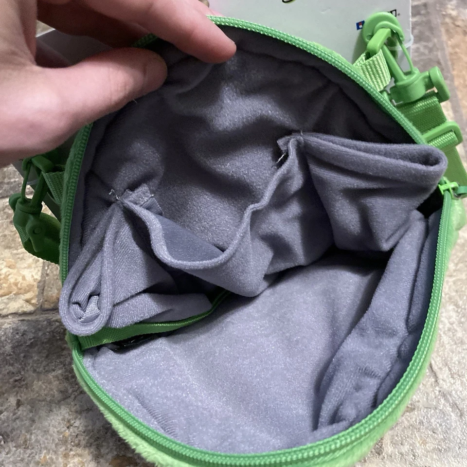 Hori Splatoon 2 Squid Plush Pouch Neon Green Officially Licensed Nintendo Switch - Image 4 of 4