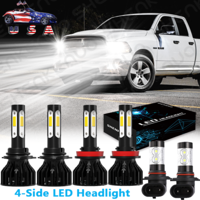 For 2016-2018 Dodge RAM 1500 2500 3500 Combo Led Headlight Hi/Lo Fog - Foto 6