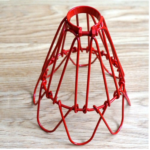 Ceiling Light Shade Metal Wire Cage Easy Fit Lampshade Hanging Lamp Shades - Picture 58 of 59