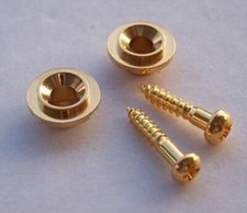 2 Pack Round Gold String Guide For Fender Tele Or Strat