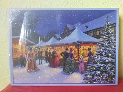 1000 Teile Puzzle ''AUF DEM WEIHNACHTSMARKT'' Neu/Versiegelt