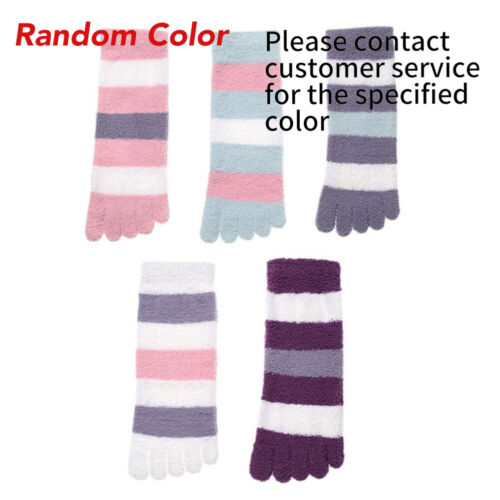3/2 Stück Dicke Warme Fünf-Finger-Socken Schlafsocken Plüsch-Korallen-Fleece- с - Bild 17 von 17