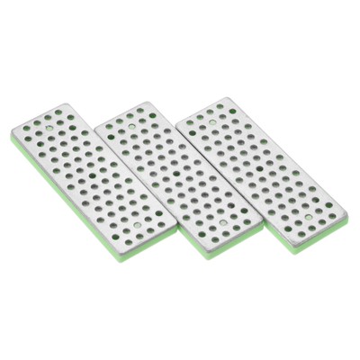 3pcs 70mm 1000 Grit Ski Snowboard Diamant Steine Ski Kantenschleifer Grün