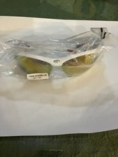 IRONMAN Men's Principle Wrap-Around Sunglasses Shiny White glasses. DWK