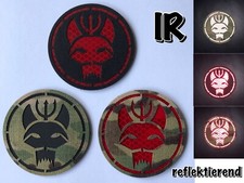 IR REFLEKTIEREND PATCH NAVY SEALS TEAM US KLETT RUND SCHWARZ DEVGRU ARMY BRAVO