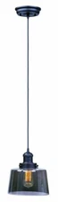 Maxim 25029MSKBZ Mini Hi-Bay 1-Light Pendant, Bronze Finish, Mirror Smoke Glass