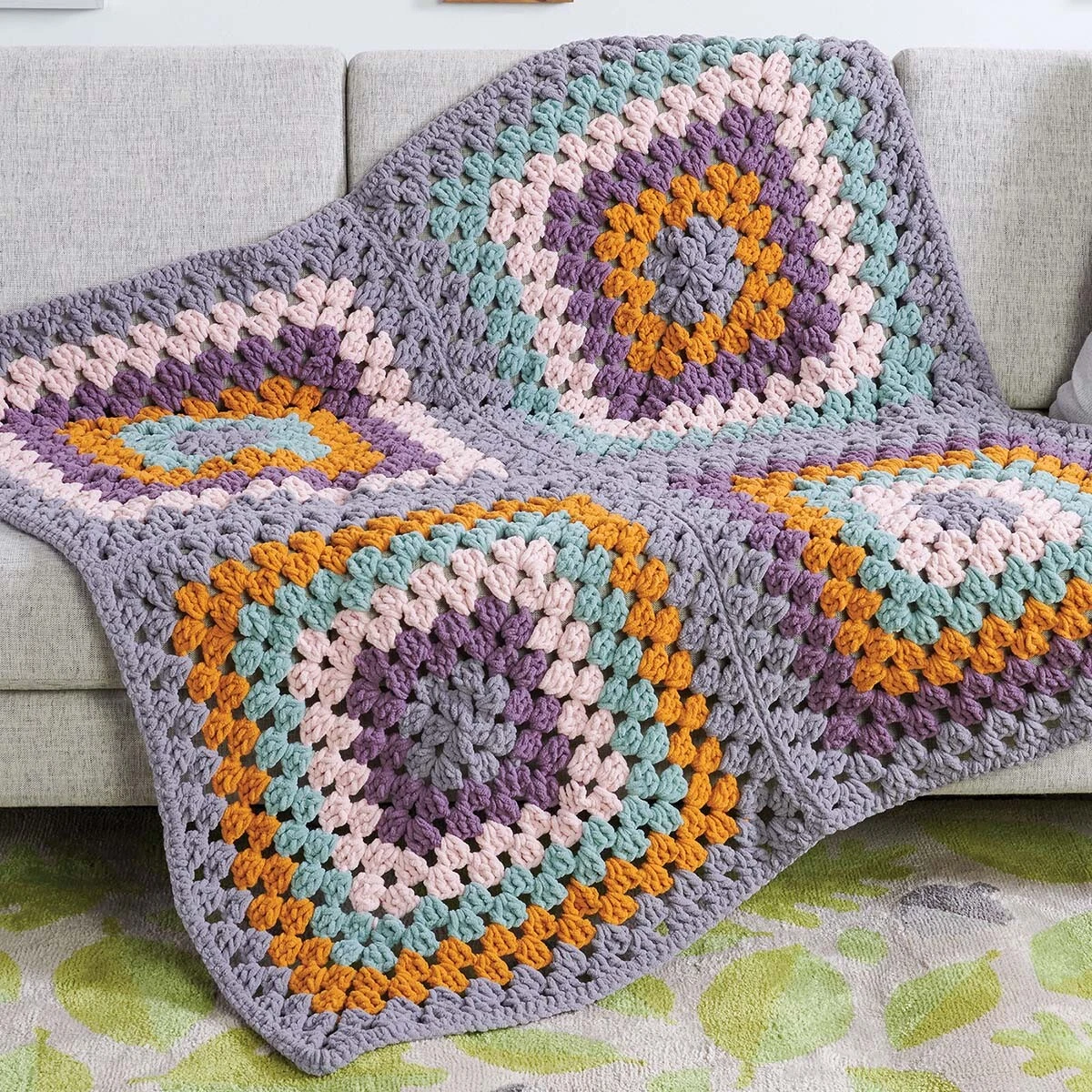 Bernat® Great-Granny Crochet Blanket Crochet Kit