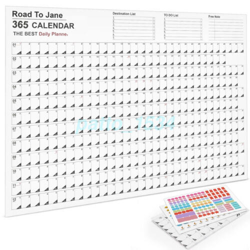 NEW - 2025 Wall Calendar 12 Month Annual Yearly Planner Thick Paper 29x20 Inch - Picture 17 of 22
