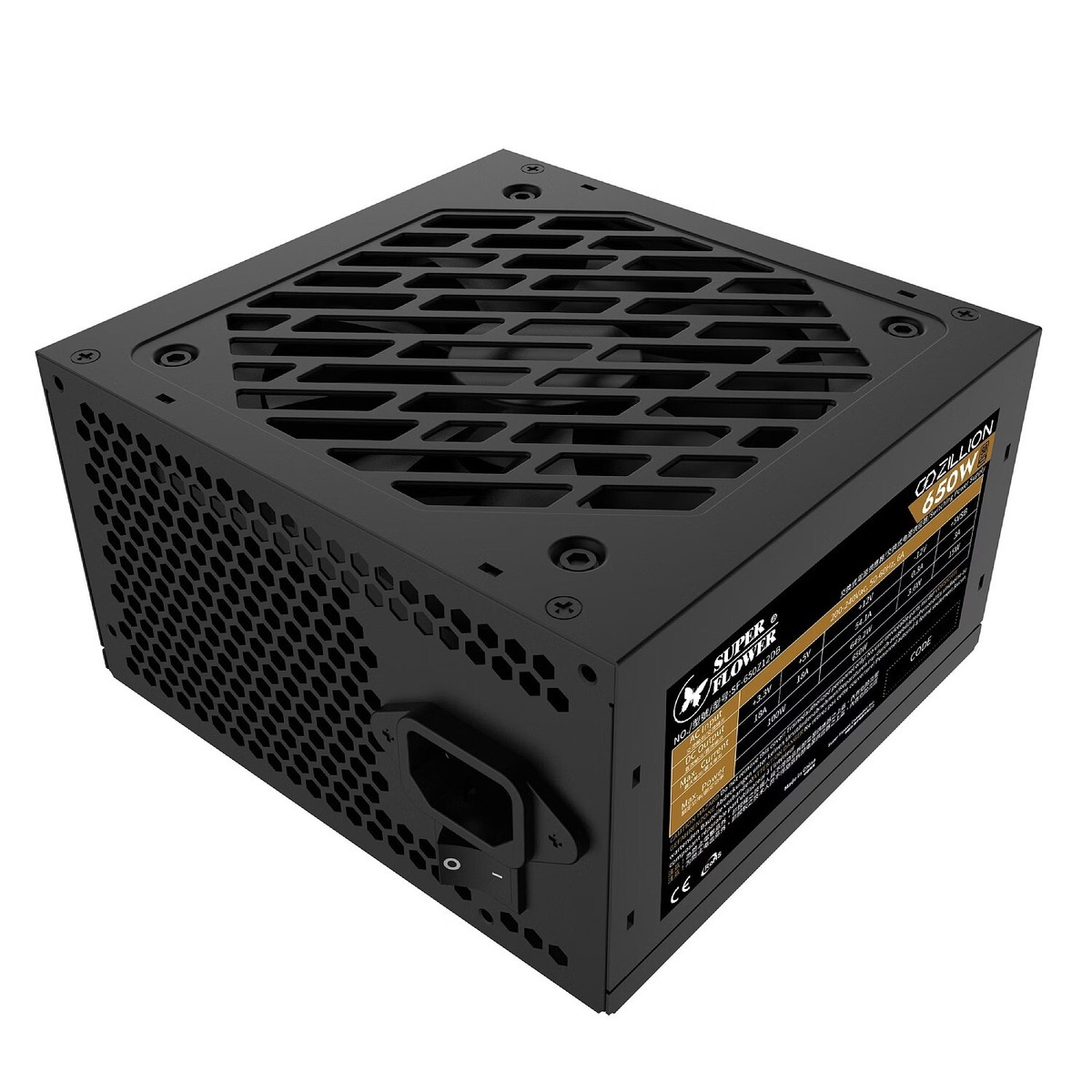 Super Flower Zillion 650W 80+ Bronze Power Supply ATX PS/2 SF