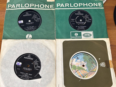 BUNDLE - THE SCAFFOLD X4 7'' VINYLS - LILY THE PINK ETC - VG+ TO EX+ - JOBLOT