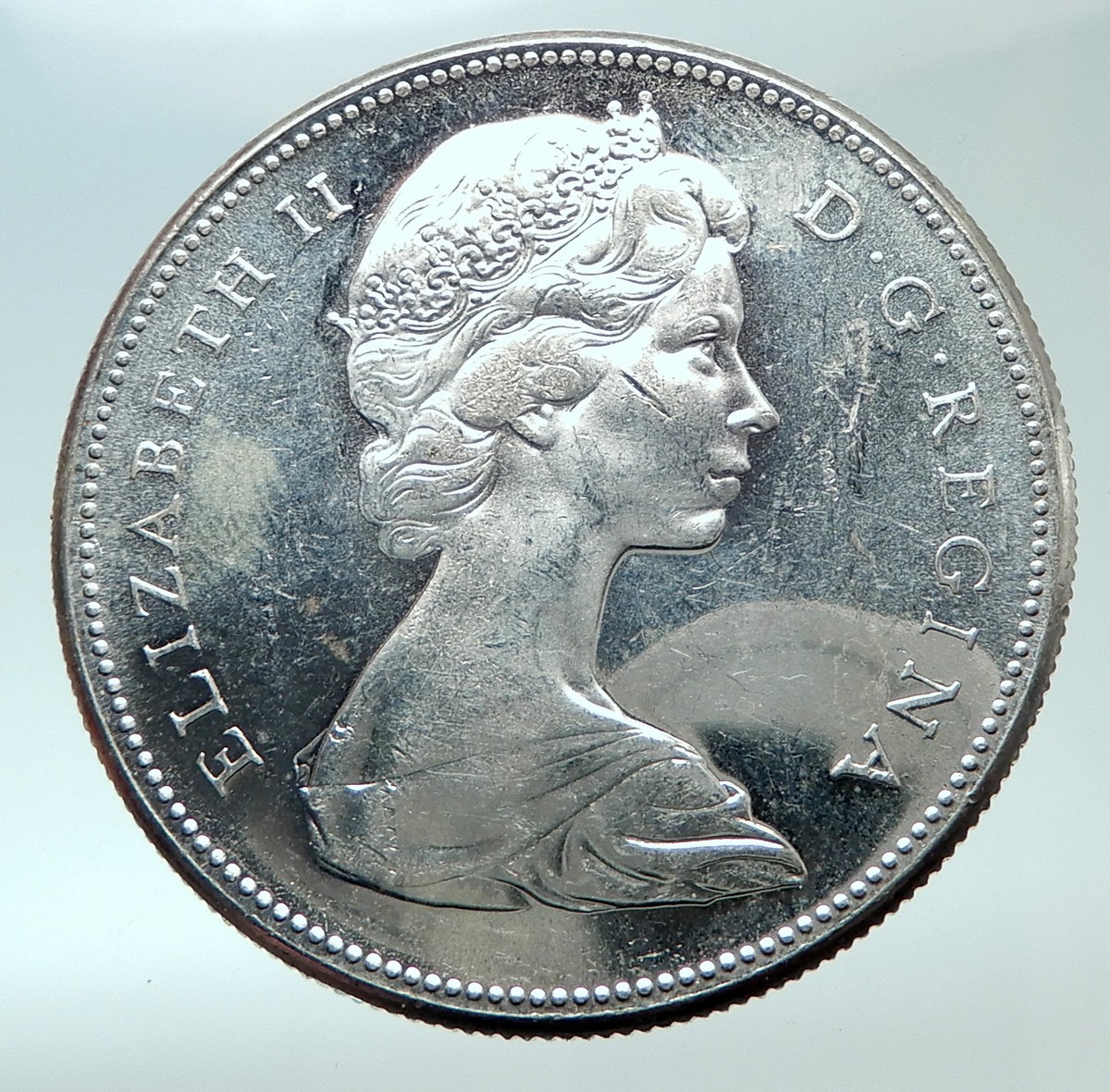 1967 CANADA CANADIAN Confederation Founding with GOOSE Silver