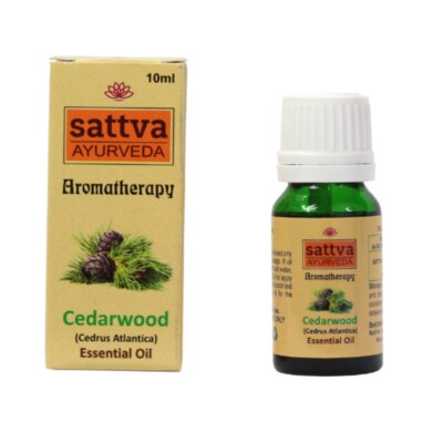 5903794180987 SATTVA Ayurveda Aromatherapy Essential Oil olejek z drzewa cedrowe