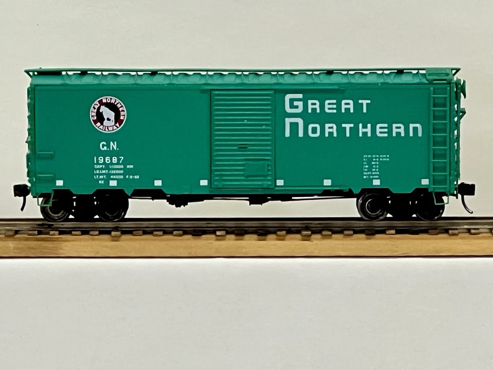 InterMountain,HO.Kit montado.GN-Empire Builder.12 paneles caja coche. Verde glaciar Foto 2 de 4