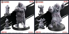 Kyoushuneko Miniatures Demonic Showlin Elder X2 28mm/32mm Scale -NO BASES-