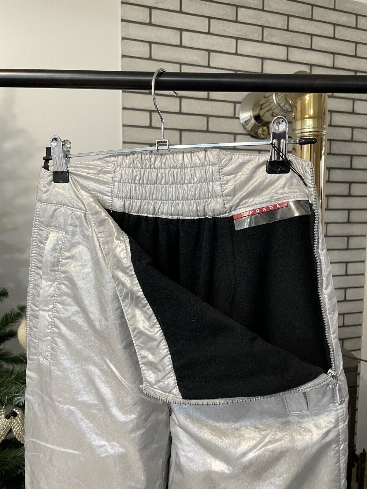 ARC'TERYX Pantaloni Prada Milano Nylon Red Tab Sport Astro Ski Show Donna Tg 38