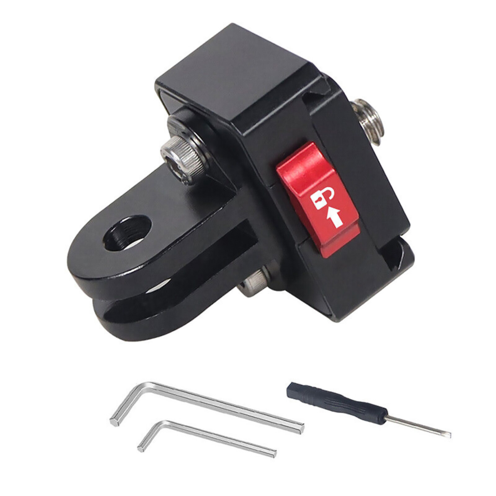 Mini Dual Slot Clamp Plate V Mount 1/4