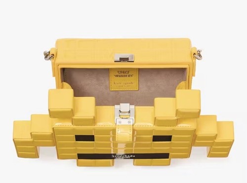 Kate Spade X Space Invaders Patent 3D Alien Crossbody Novelty NWT - 第 5/11 張圖片