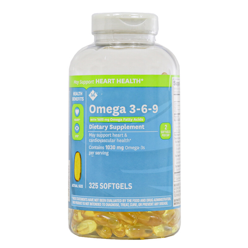 Member's Mark Omega 3-6-9 Dietary Supplement - 325 Softgels for sale online  | eBay