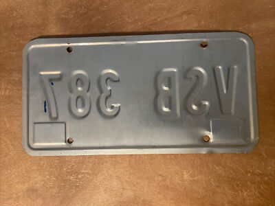 1984 South Carolina License Plate # VSB 387 | eBay