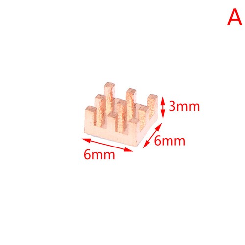 Copper Pin Heatsink Cooler W/Thermal Tape for Laptop GPU CPU VGA Chip Component - Photo 9/15