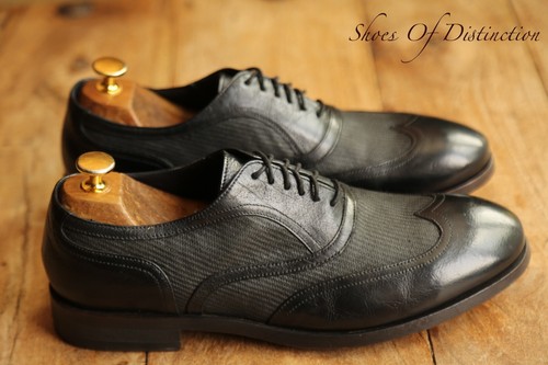 Paul Smith Black Leather Oxford Lace Up Shoes Men's UK 8 US 9 EU 42 - Foto 2 di 10
