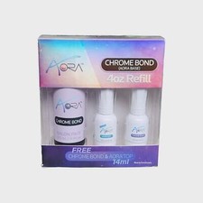 Aora Chrome Bond 4oz Refill Free Chrome Bond  Aora Top 0.5 oz NIB 2023