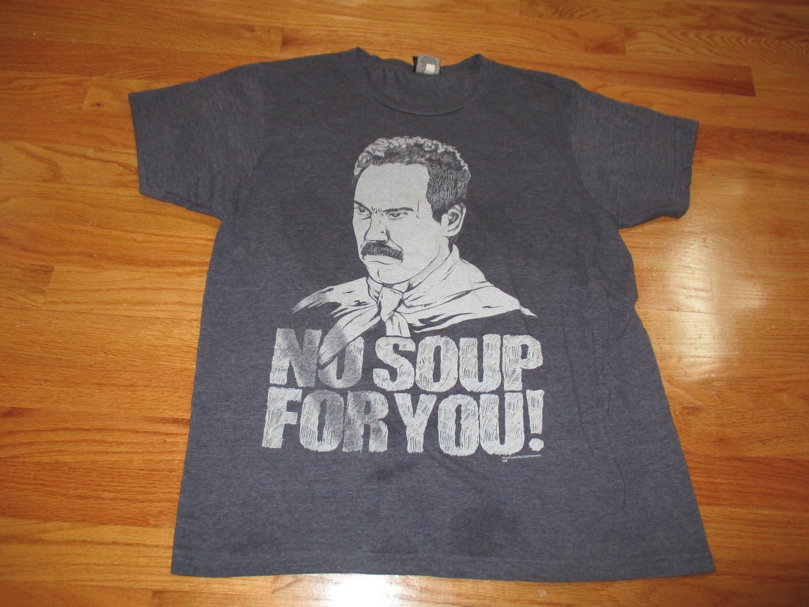 JERRY SEINFELD The Soup Nazi "NO Ranking TOP6 SOUP YOU" LA FOR TShirt LG