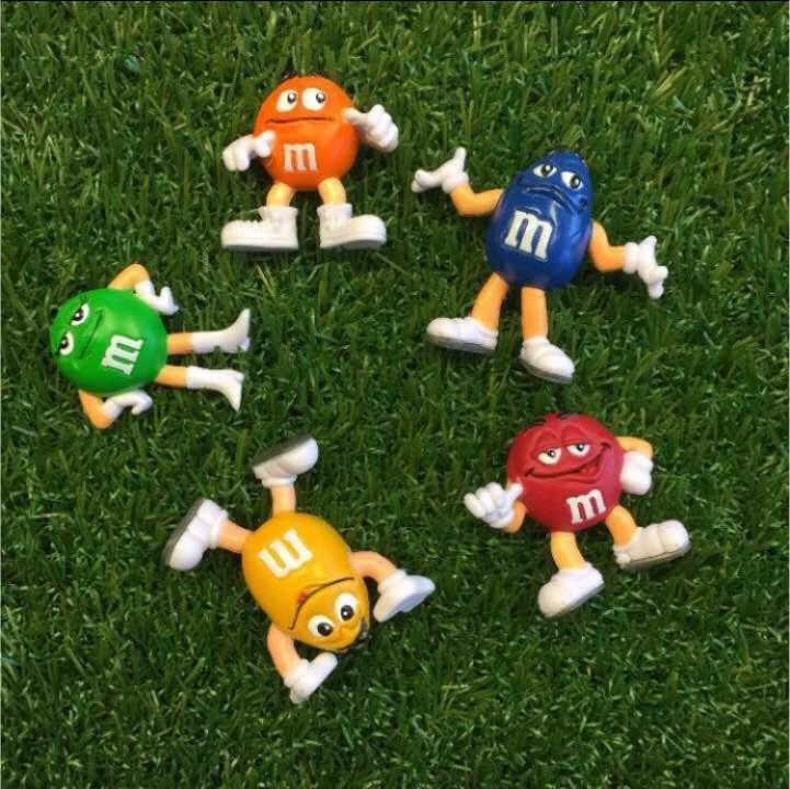 M&M's Figure 5 Set CANDY Character m&m Mini PVC Collectible | eBay