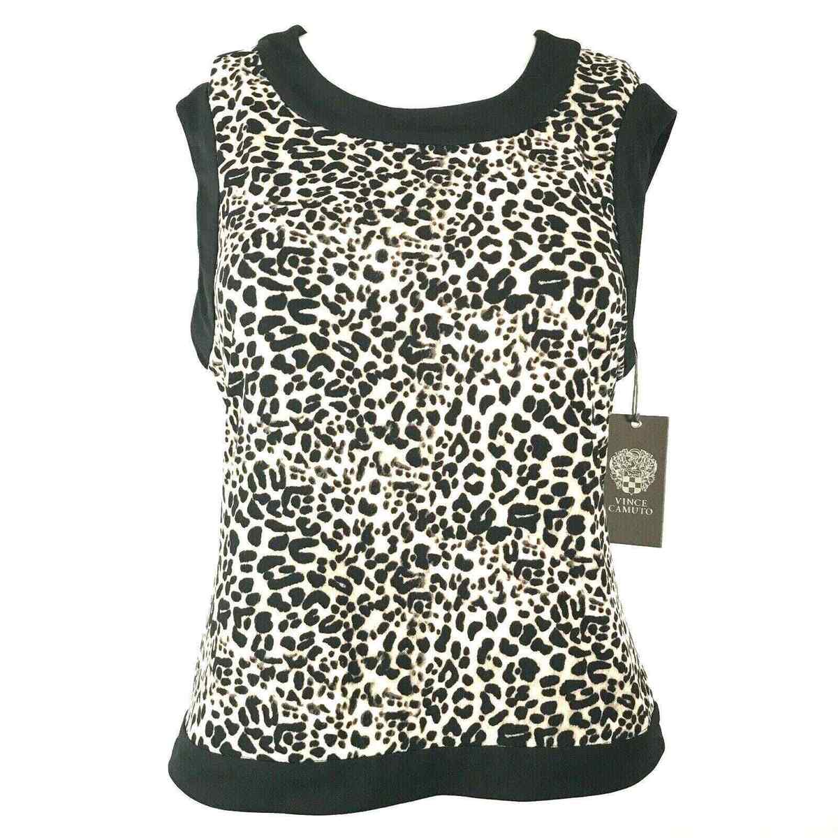 ヴィンスカムート Vince Camuto Sequin Striped Tee レディース シャツ トップス Rich Black Women's Striped Vince Camuto Shirts & Tops + FREE SHIPPING