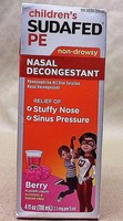 Sudafed Pe Childrens Cold And Cough Non Drowsy Berry 4 Fl Oz Exp 08/17 + Sealed on sale Sudafed Pe Childrens Cold And Cough Non Drowsy Berry 4 Fl Oz Exp 08/17 + Sealed on sale