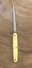 Vintage 6" Letter Opener With Folding Pocket Knife Combo -Made In USA