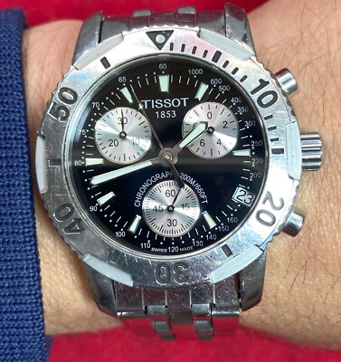 WATCH TISSOT 1853 PRS 200 CHRONOGRAPH 200m/660ft SAPPHYRE CRYSTAL
