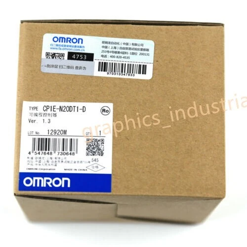 Brand New Genuine Omron CP1E-N20DT1-D  CPU Unit CP1E-N20DT1-D Fast Shipping