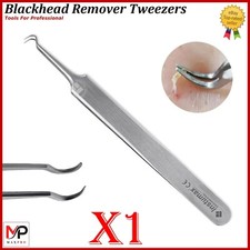 Blackhead  Pimple Remover Curved Tweezers, Acne Blemish Extractor Tool