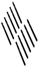 #34 HSS SCREW MACHINE DRILLS W/135 DEG POINT - BLACK - NACHI 563 - 10 PIECES