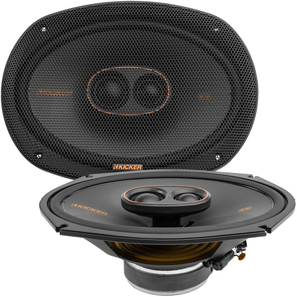 3-полосные 4-омные коаксиальные динамики Kicker 51KSC69304 6x9 серии KS 2539000₽