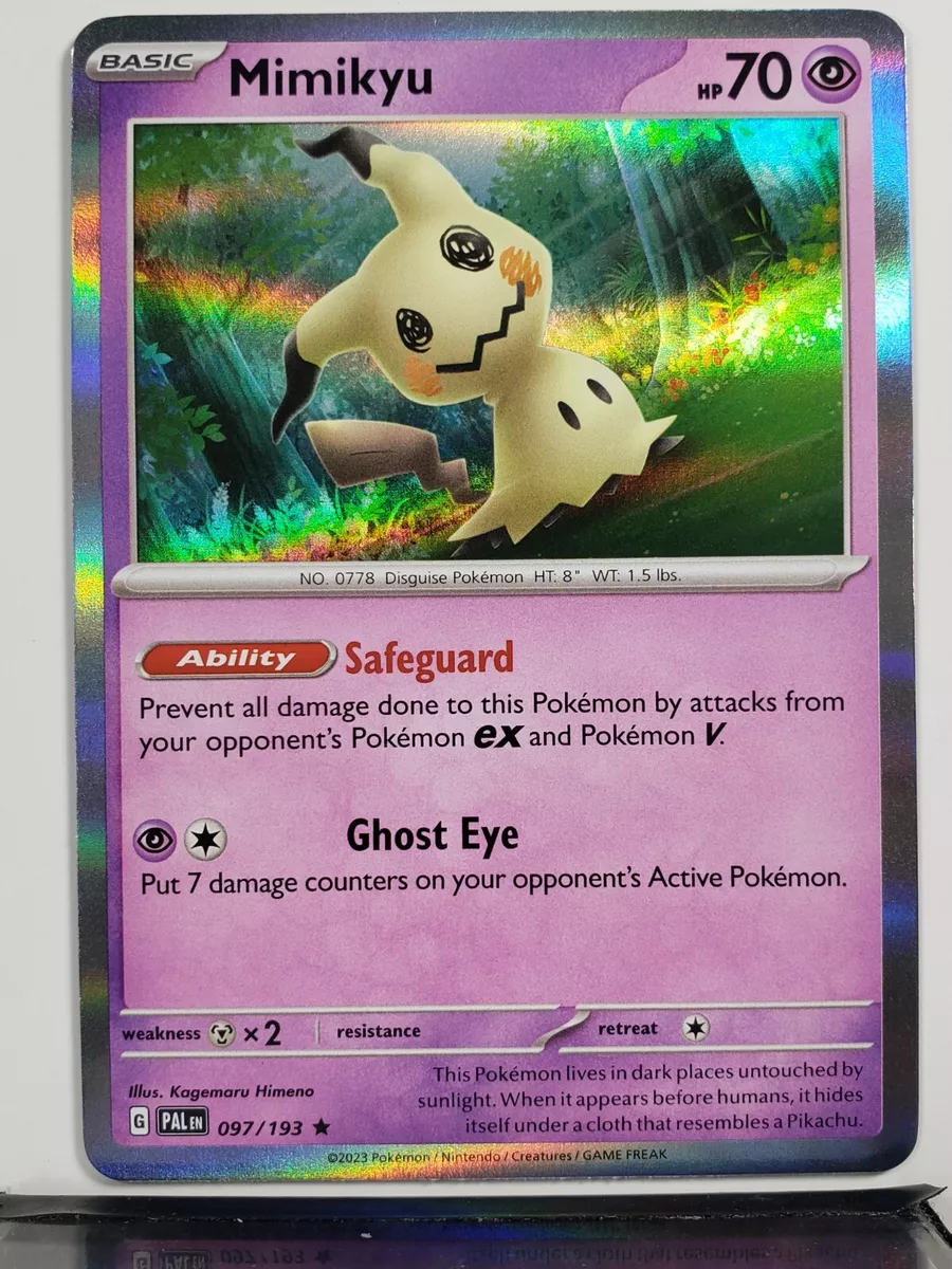 HOLO Mimikyu 097/193 NM / M - Paldea Evolved Scarlet Violet Pokemon Card