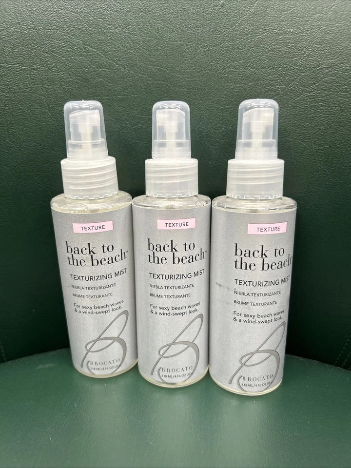 Brocato Back to the Beach Texturizing Mist 4 OZ PAQUETE DE 3 AUTÉNTICOS Foto 2 de 2