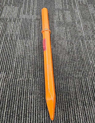 Brunner And Lay A41014 Moil Point 1-1/4'' Hex, 6in Hex Shank  21'' OAL - Orange