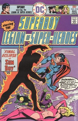 Superboy #215 VG 4.0 1976 Stock Image Low Grade