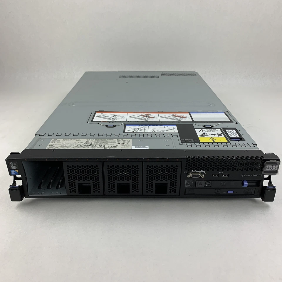 IBM System x3690 X5 Server 2x Xeon E7-2850 2 GHz 64 GB Ram No HDD No OS - Image 2 of 4