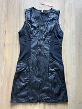 Robe Sweewë 🪶 Noir Simili Cuir Rock 🪶 Taille M