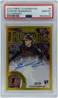 2023 Topps Finest Flashbacks Gunnar Henderson #8 Autographs /80 RC Auto PSA 10