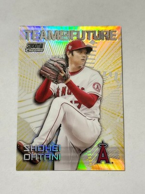 2022 Topps Stadium Club Chrome Shohei Ohtani Team of the Future LA Angels TOF-17