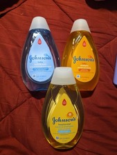 3 Johnson's baby Shampoo, head to toe wash, bubble bath 13.6oz ea.-Pack of 4