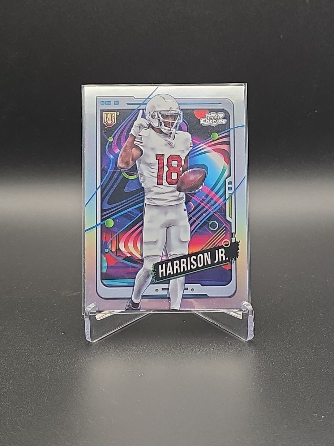 2024 Topps Cosmic Chrome Marvin Harrison Jr. #101 Refractor (RC) Arizona Cardina
