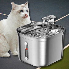 Cat Water Fountain Stainless Steel 74oz/2.2L Automatic Pet Dog Water Fountain