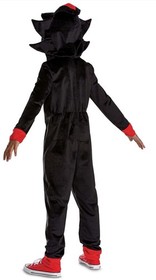 Disguise Youth Shadow Costume Sonic 3 Movie Fleece Hooded Jumpsuit Large 10-12