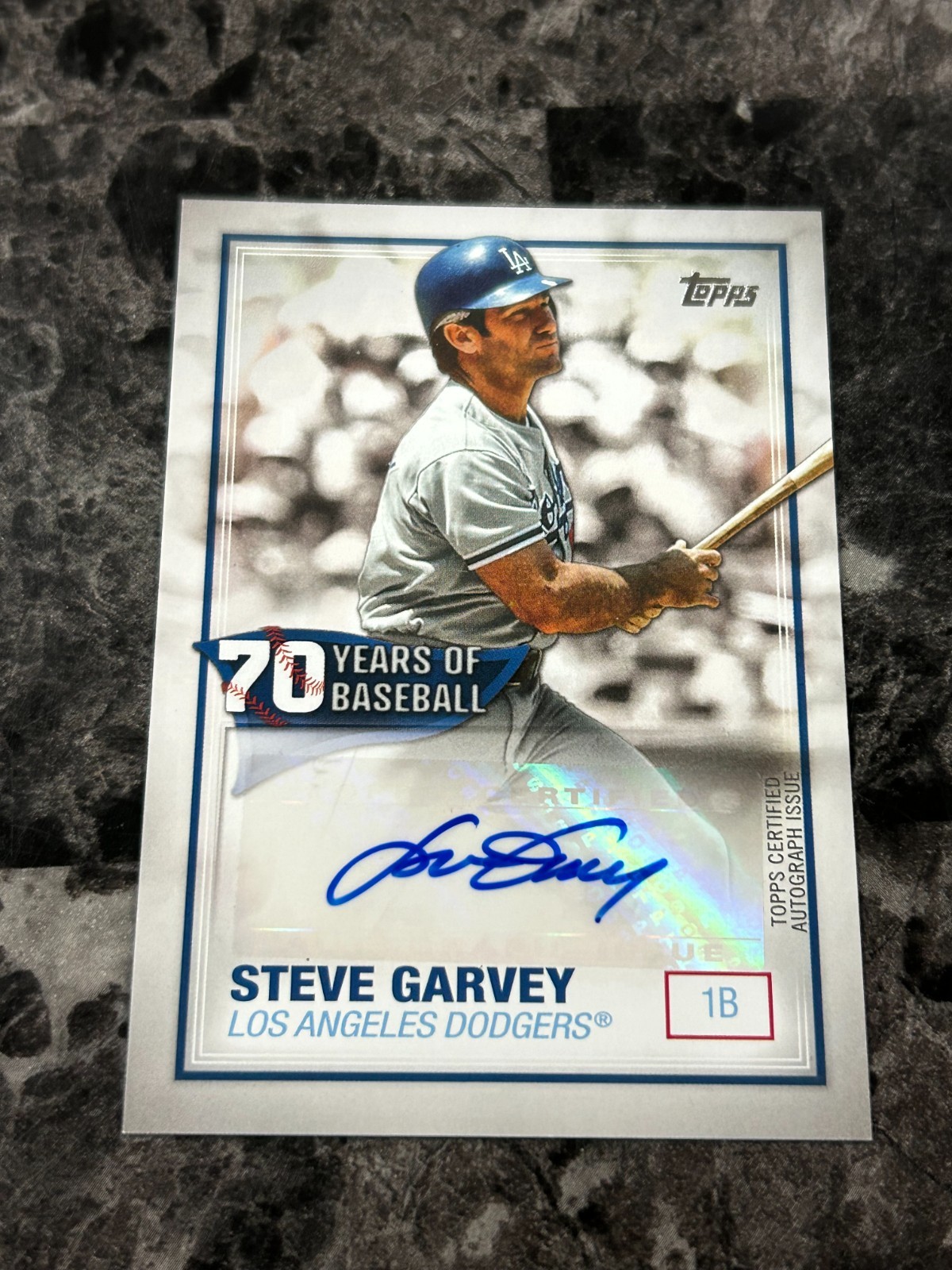 2021 Topps - 70 Years of Baseball Autographs Steve Garvey #70YA-SG (AU) @QC22