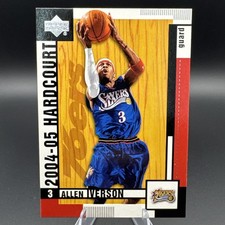 2004-05 Upper Deck Hardcourt Allen Iverson #64 Philadelphia 76ers